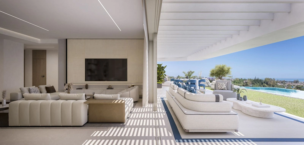 1 - venta apartamento vista al mar benahavis - costa del sol andalucía españa