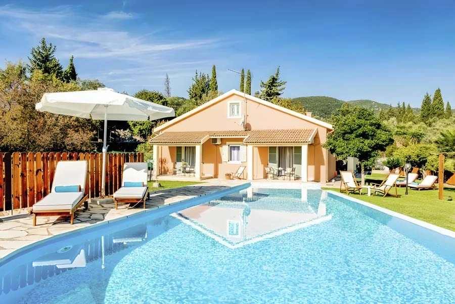 1 - vente villa doukádes îles ioniennes grèce