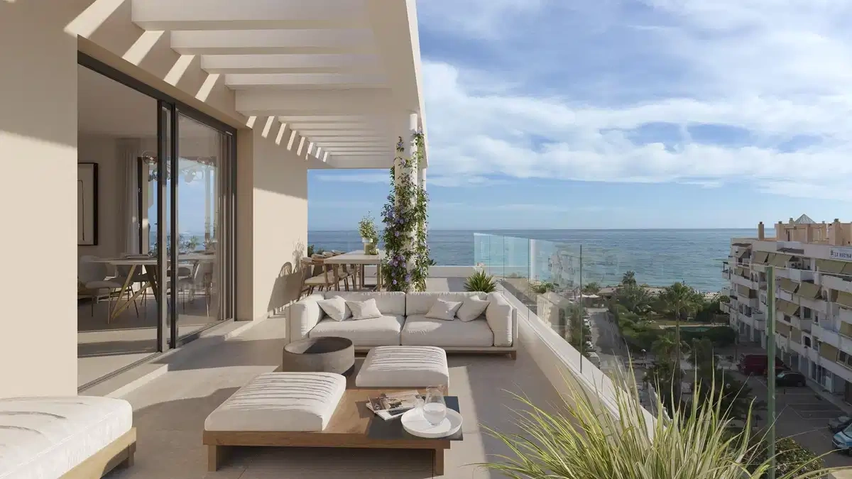 1 - продажа квартира вид моря rincon de la victoria андалусия испания