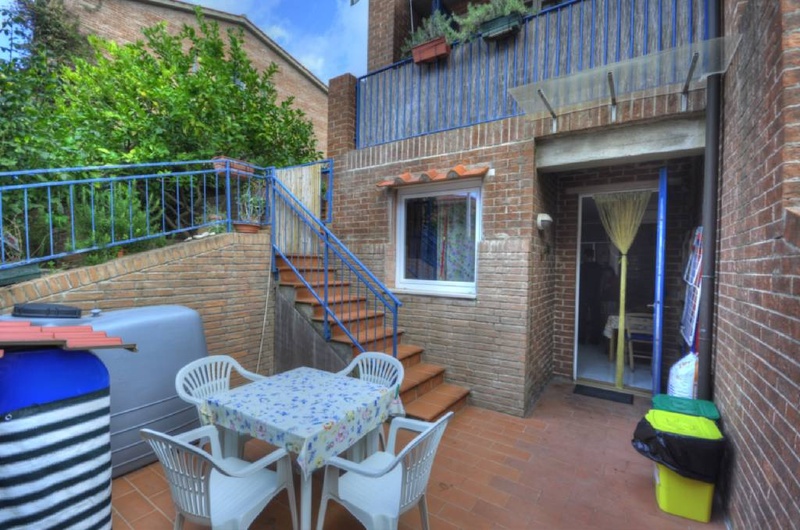 Casa a pie de playa con terraza