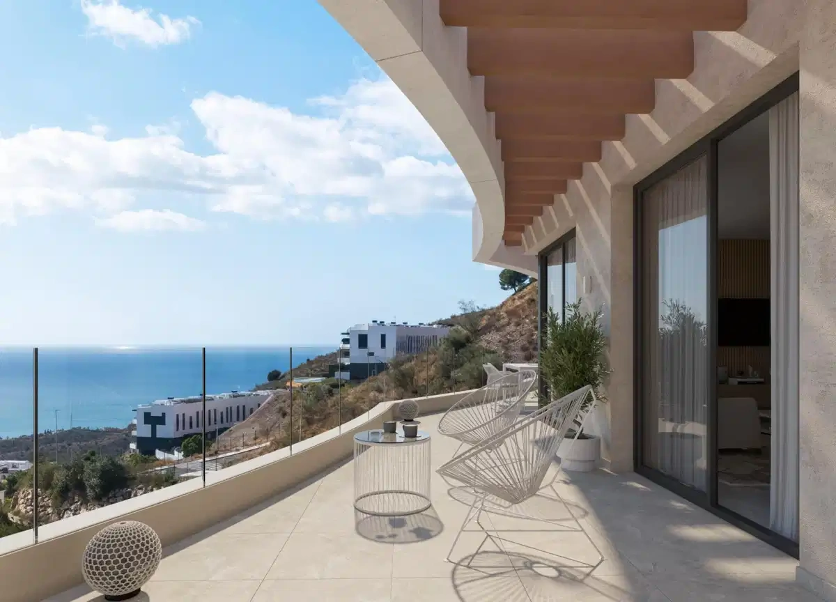 1 - продажа квартира вид моря rincon de la victoria андалусия испания