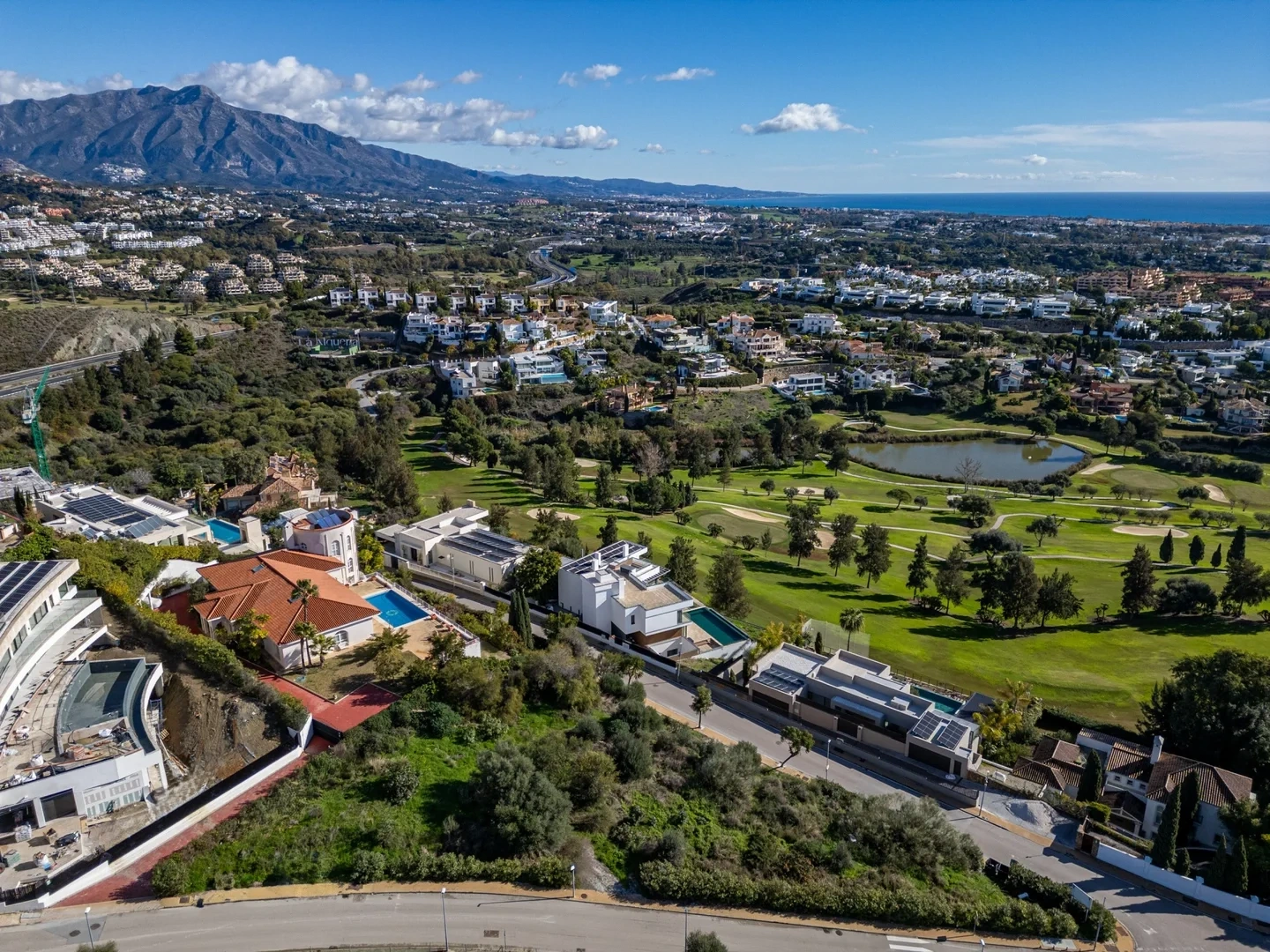 1 - sea view plot of land for sale in benahavis - costa del sol andalusia spain