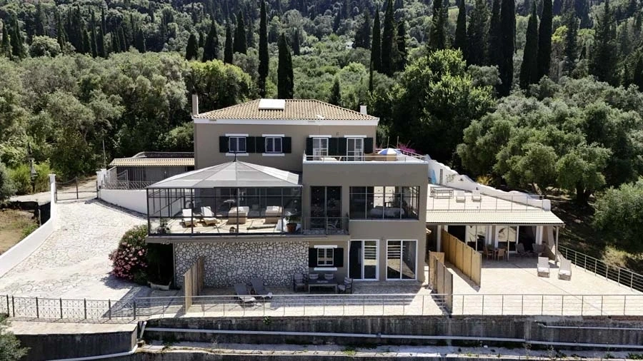 1 - vente propriété vue mer boukari îles ioniennes grèce