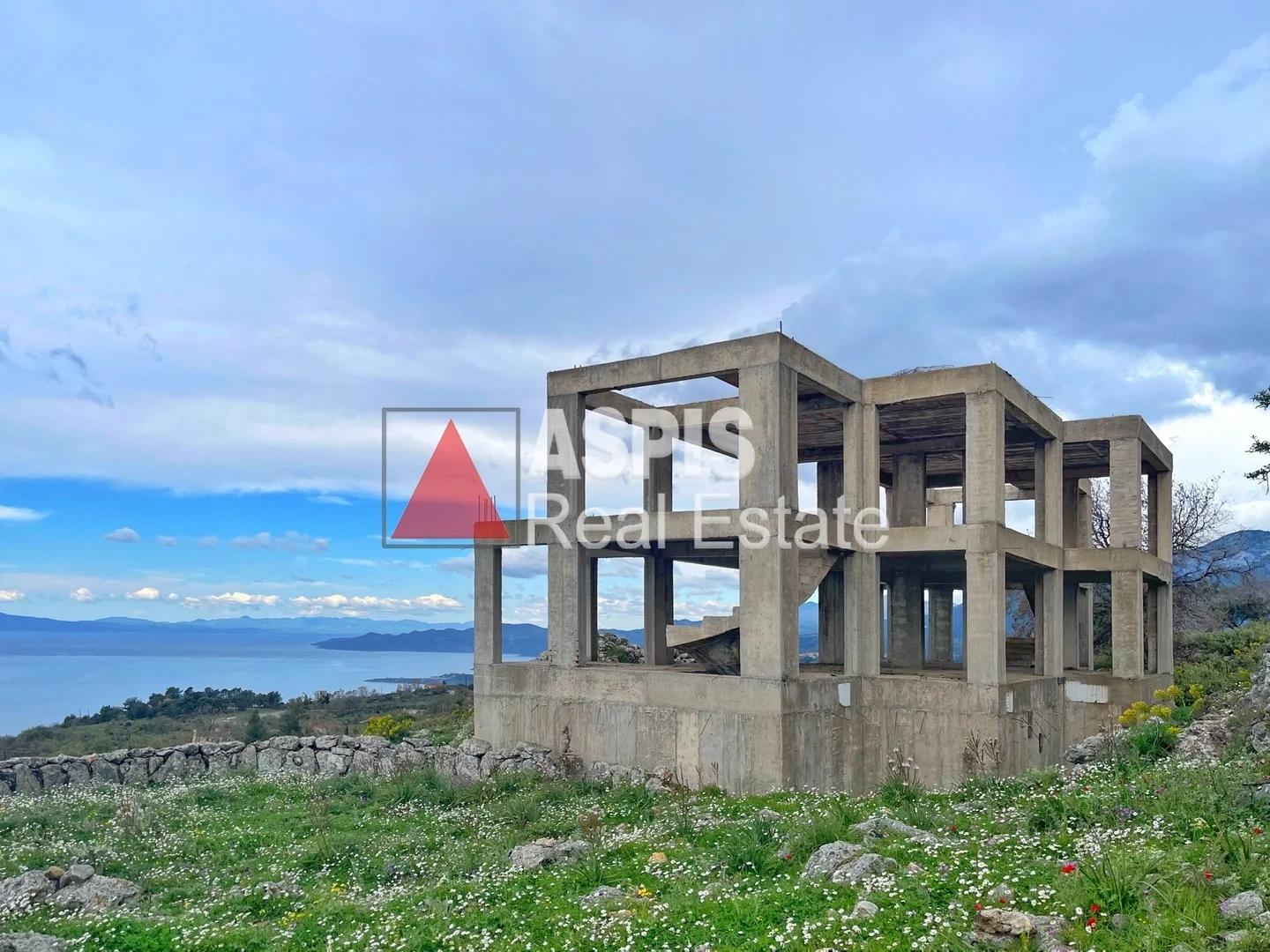 1 - vente maison vue mer nomitsís péloponnèse grèce