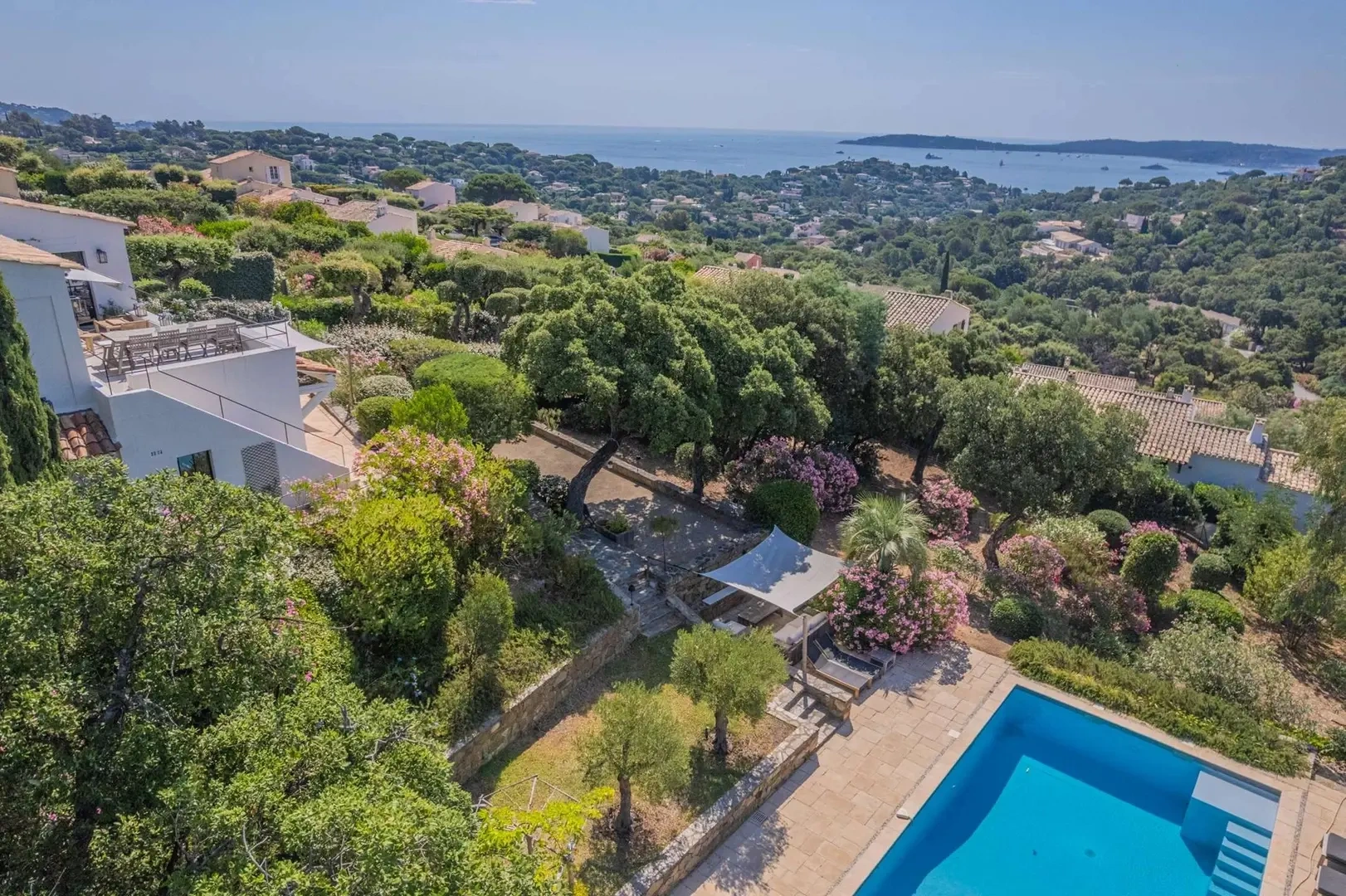 2 - vakantiewoningen te huur huis uitzicht op zee sainte-maxime var frankrijk