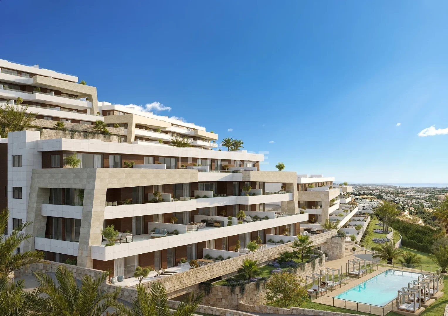 2 - verkoop appartement uitzicht op zee estepona - costa del sol andalusië spanje