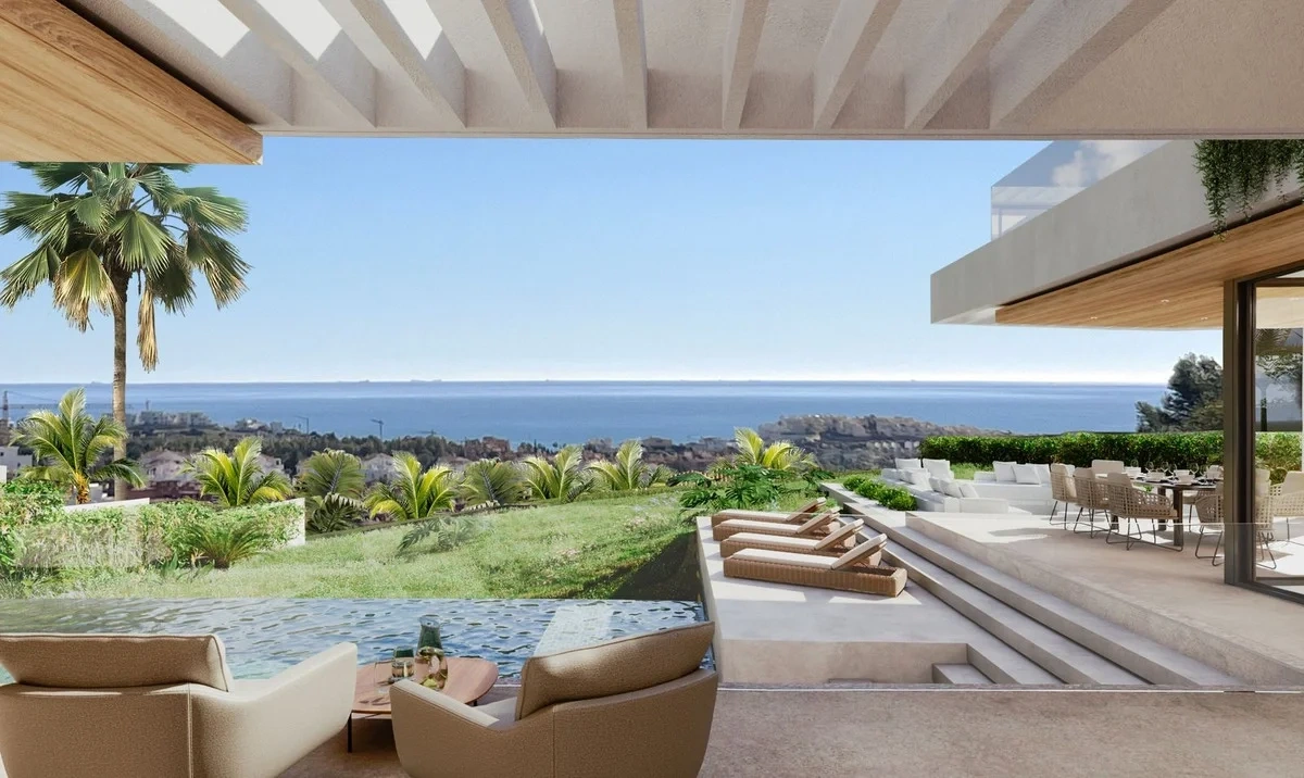 Casa vista al mar con 5 dormitorios