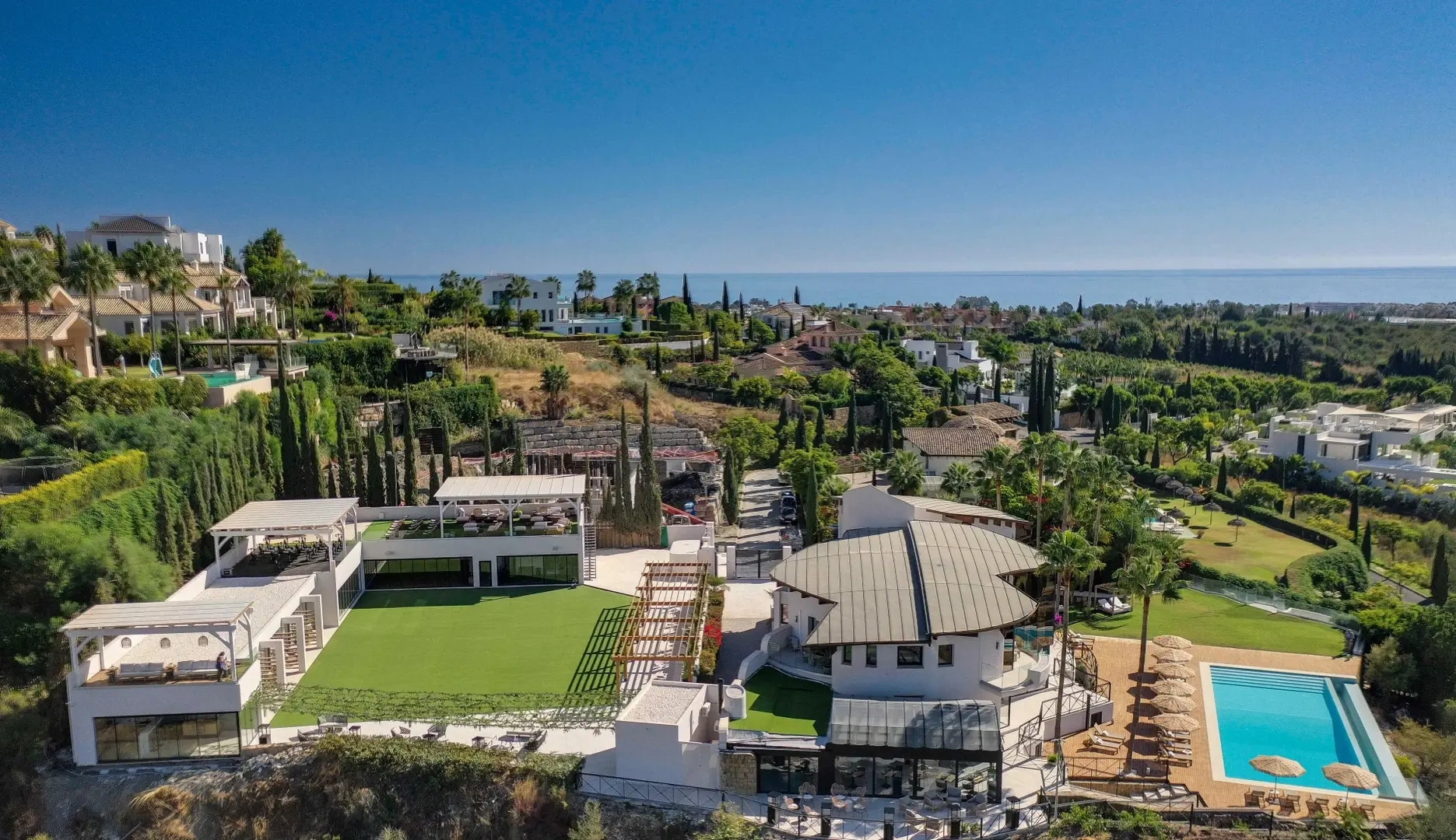 2 - sea view house for vacation rentals in benahavis - costa del sol andalusia spain