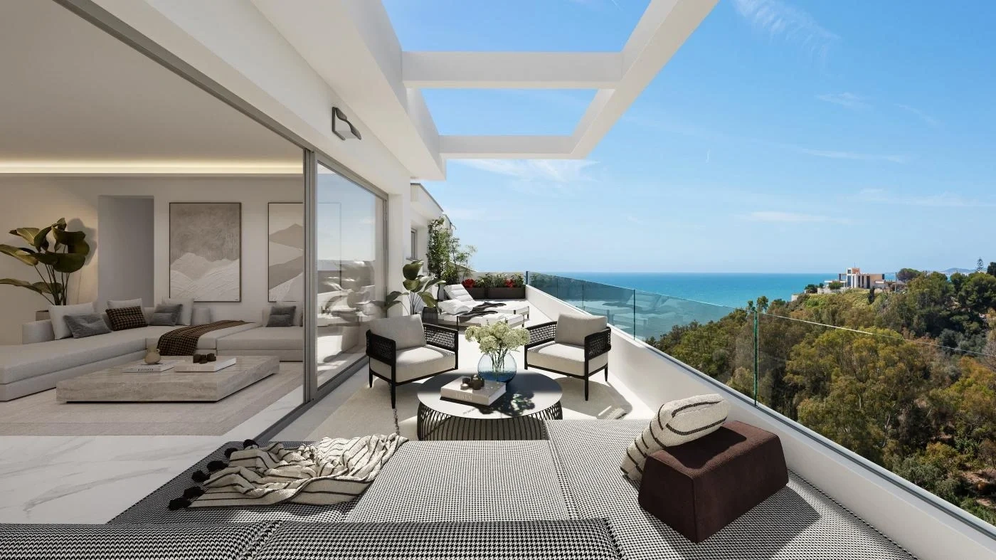 2 - vente appartement vue mer benalmadena - costa del sol andalousie espagne
