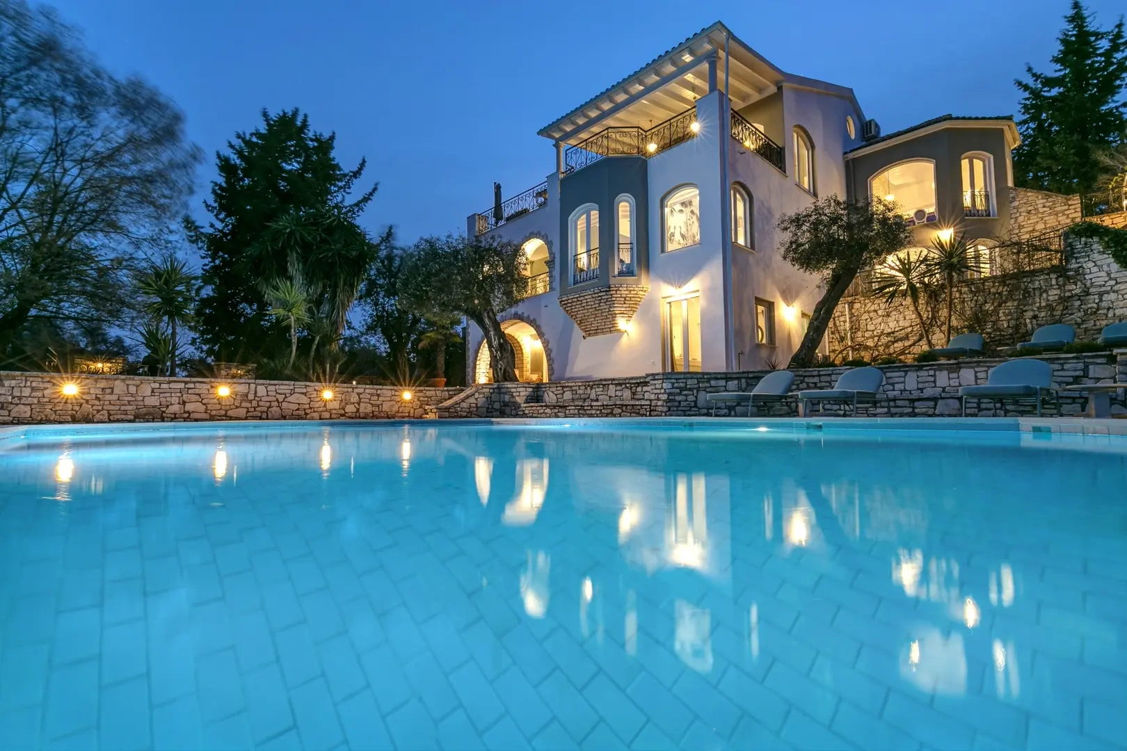 1 - vente villa vue mer corfu îles ioniennes grèce