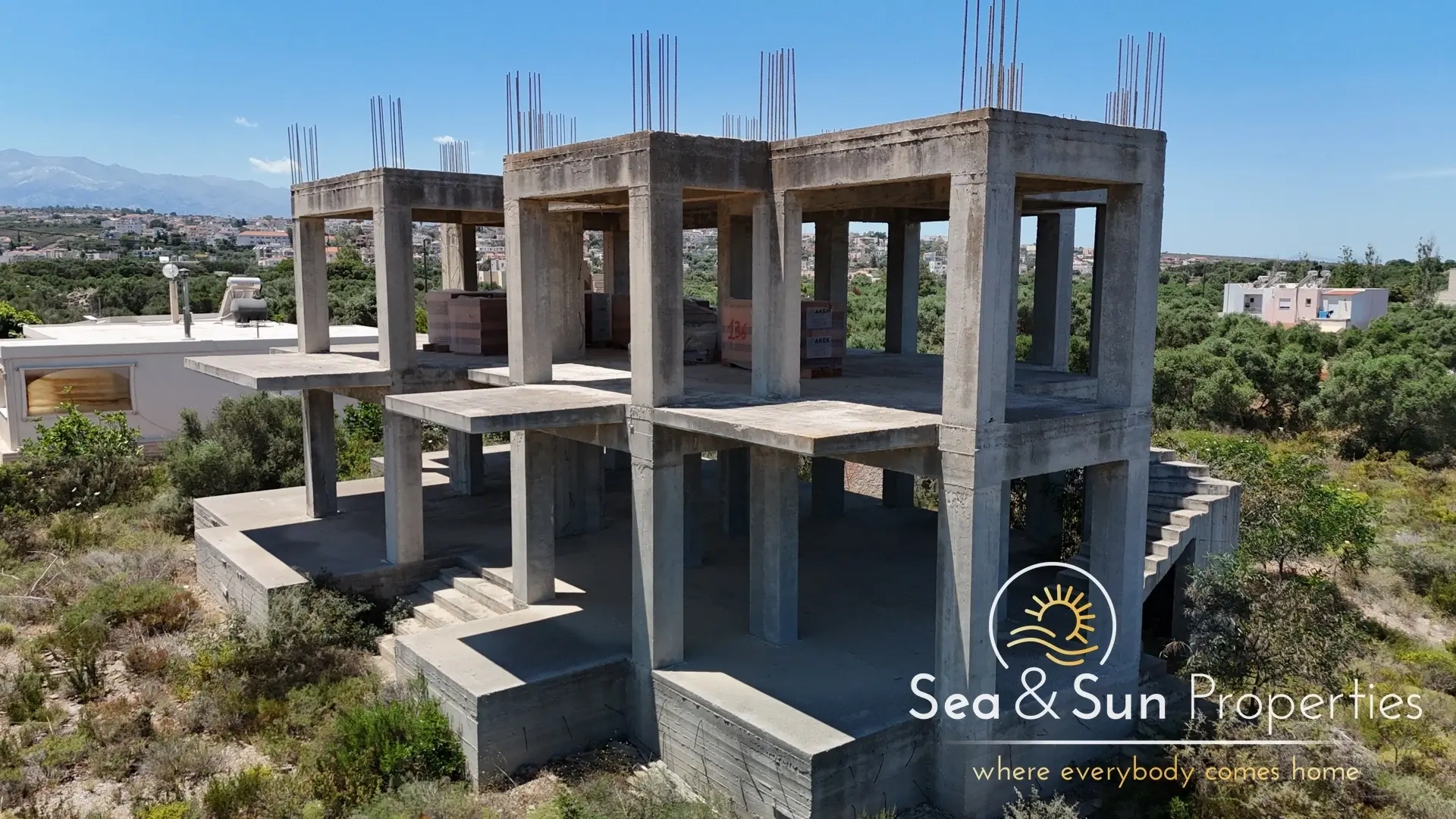 2 - venta casa vista al mar akrotiri creta grecia