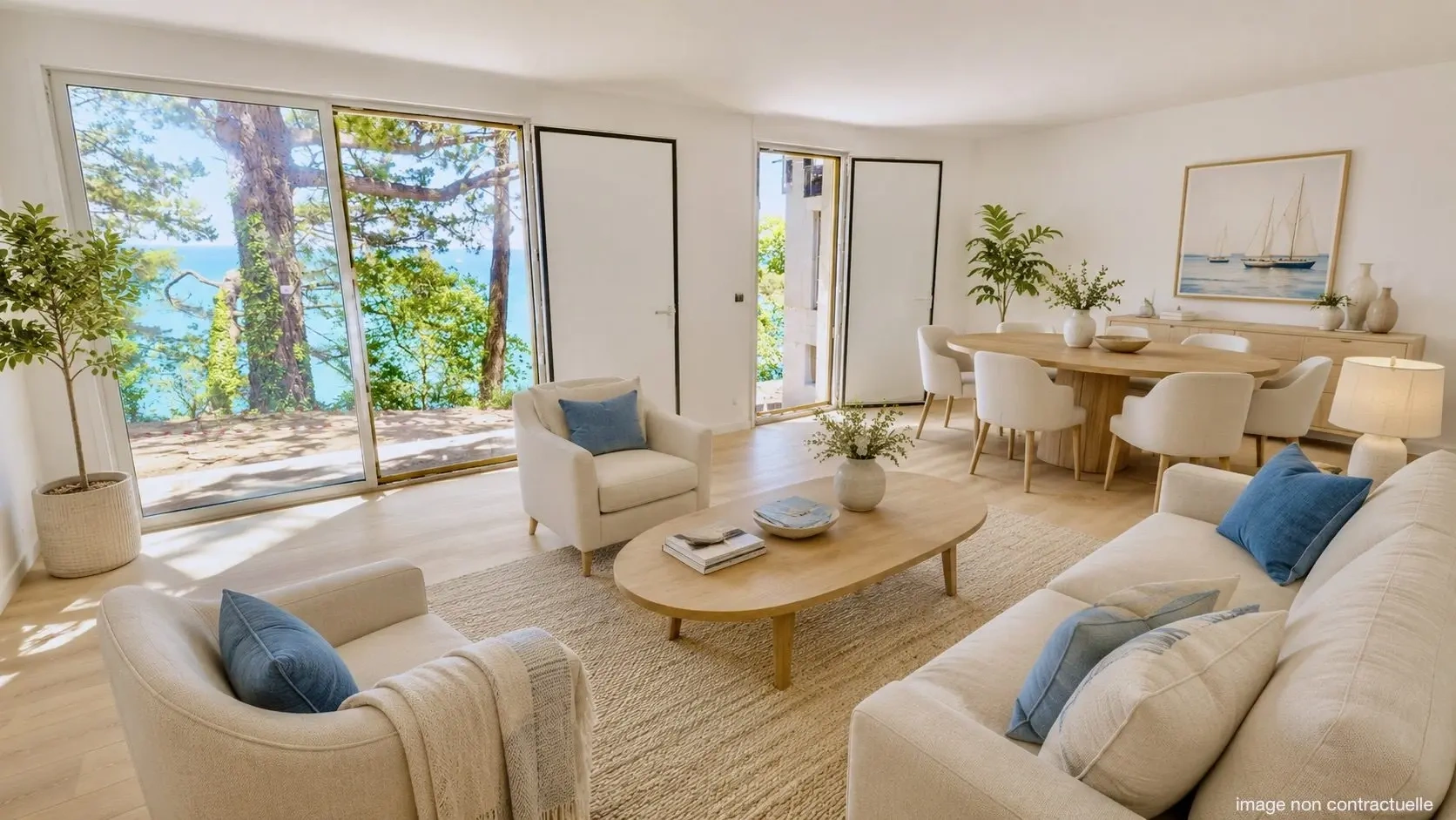 1 - sea view apartment for sale in douarnenez finistère - bretagne france