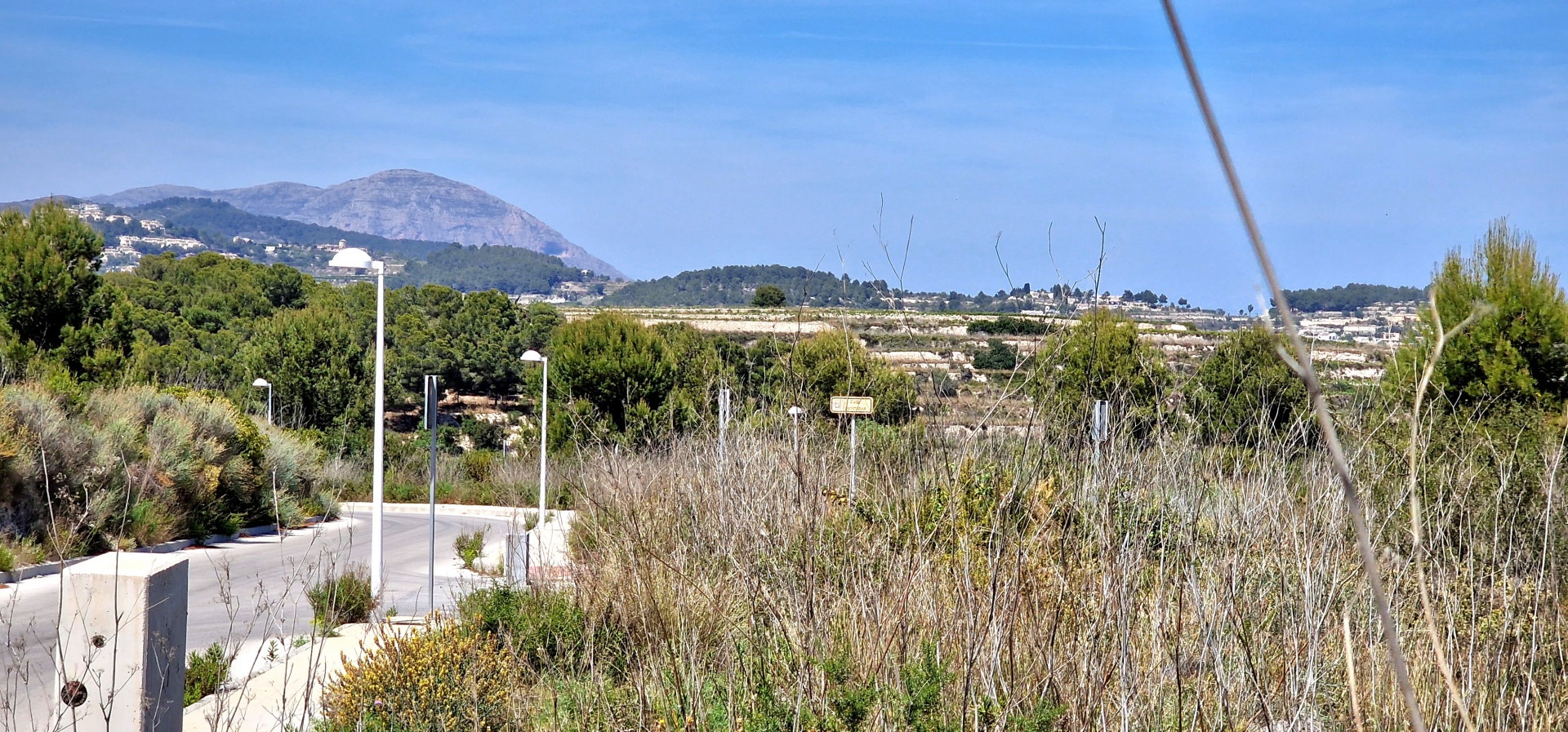 1 - venda terreno vista de mar moraira - costa blanca comunidade valenciana espanha