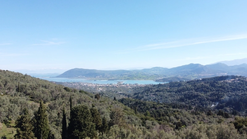 1 - verkoop terrein uitzicht op zee lefkada ionische eilanden griekenland