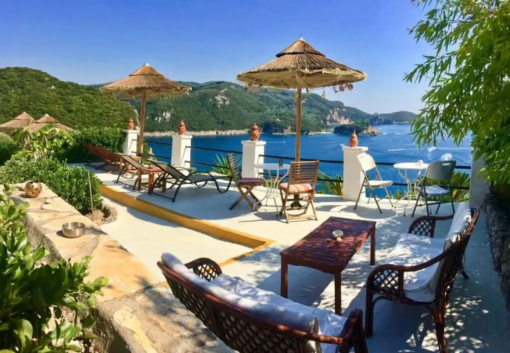 1 - vente appartement vue mer palaiokastrítsa îles ioniennes grèce