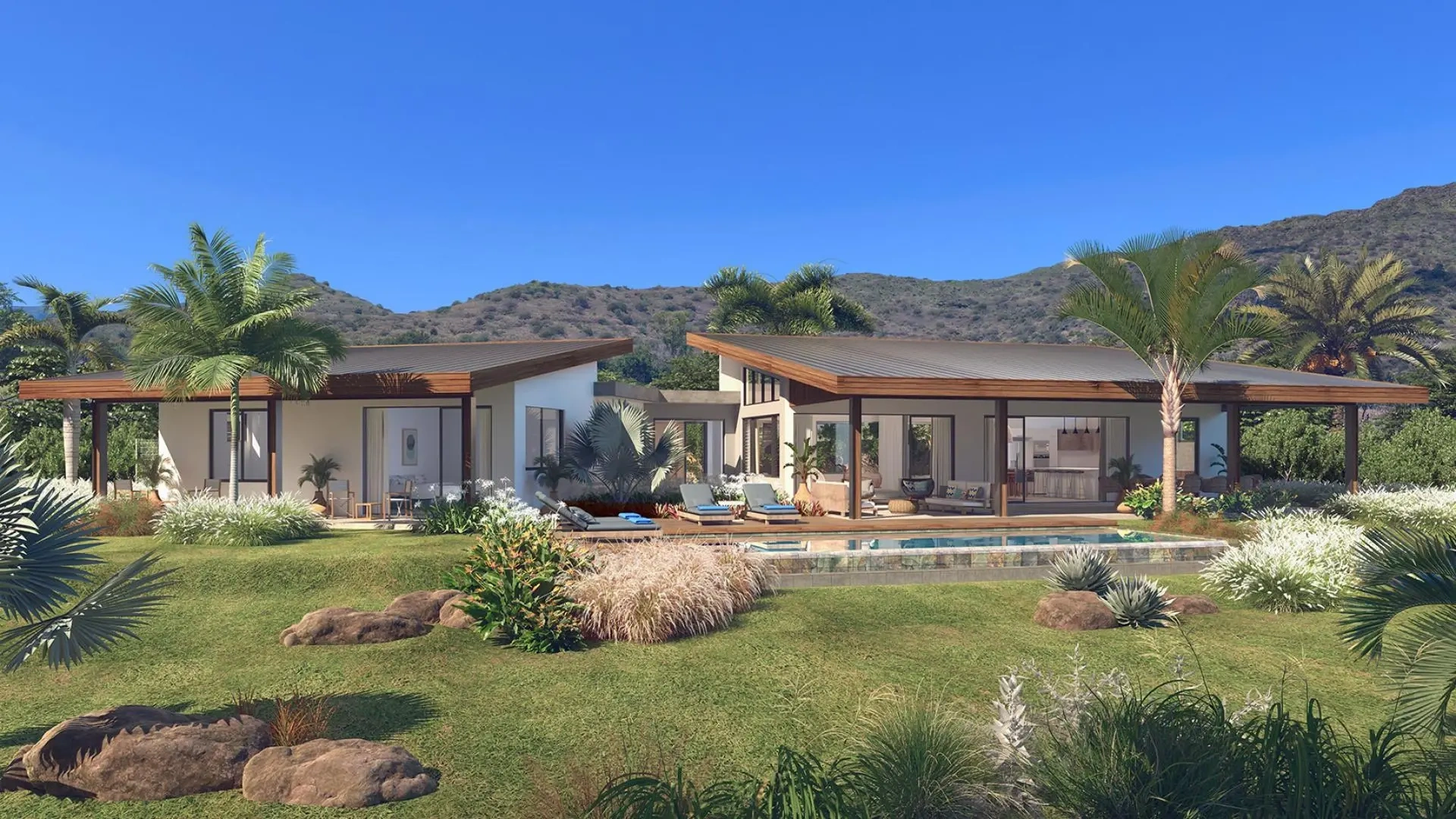 1 - vente villa tamarin rivière noire île maurice