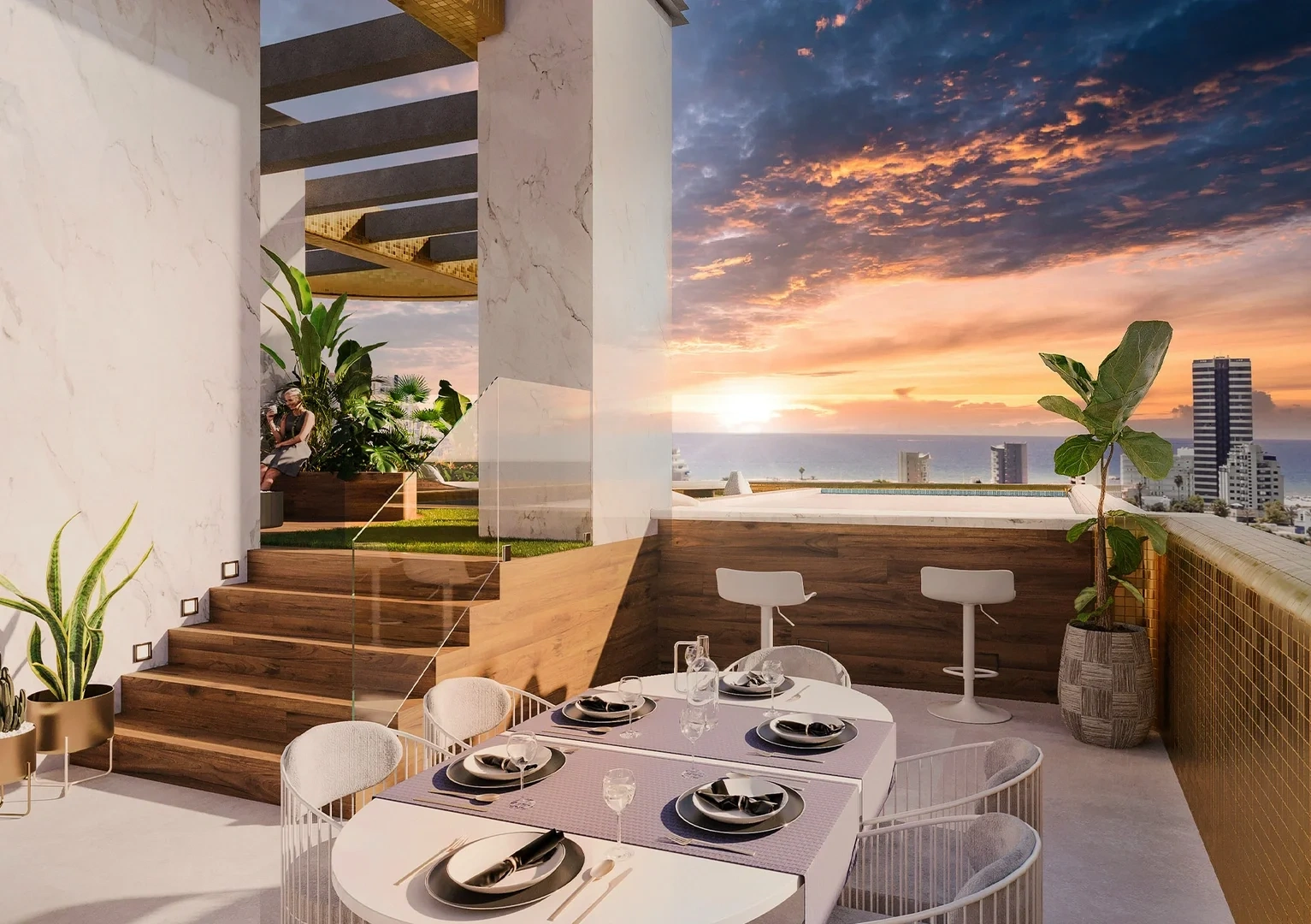 1 - verkauf wohnung meerblick calpe - costa blanca valencia spanien