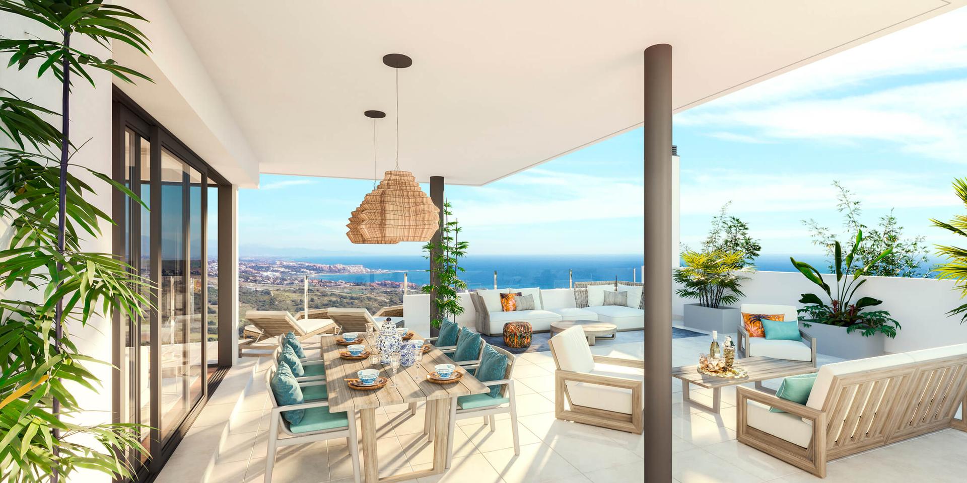 1 - sea view apartment for sale in casares - costa del sol andalusia spain