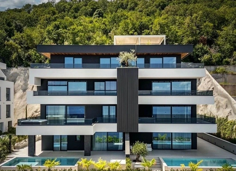 1 - vente appartement vue mer opatija primorje-gorski kotar croatie