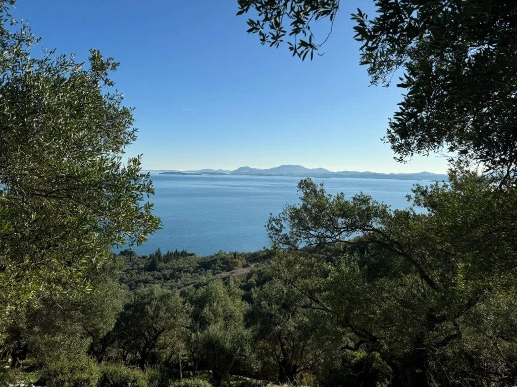1 - sea view plot of land for sale in corfu ionian islands greece