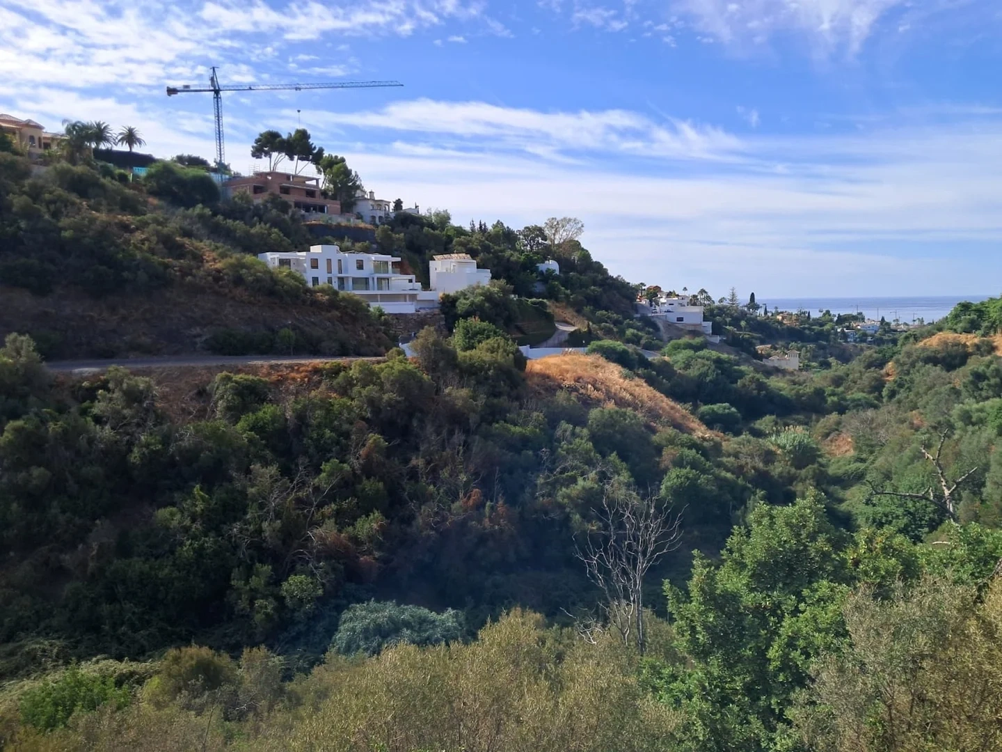 1 - verkoop terrein uitzicht op zee marbella - costa del sol andalusië spanje