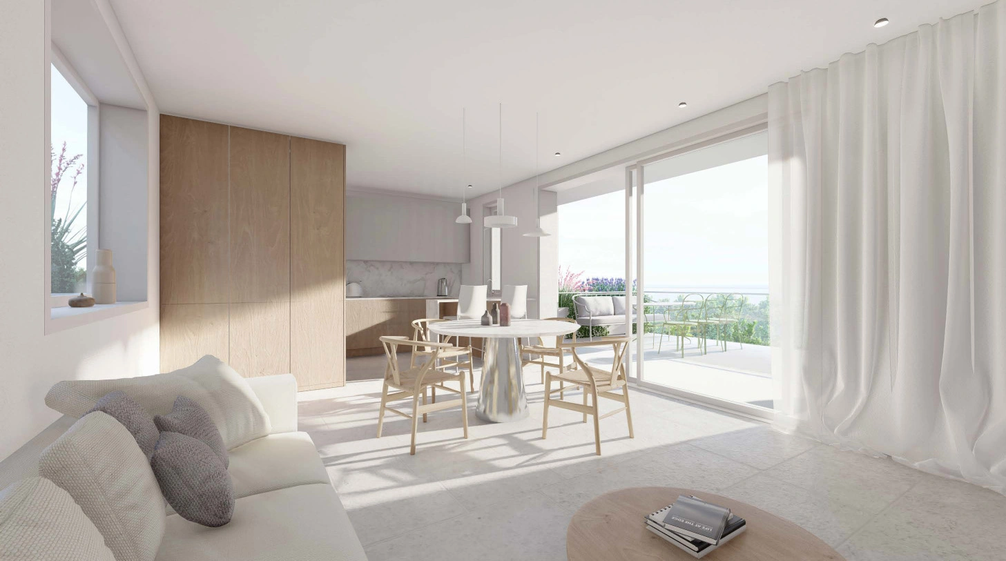 Appartement pieds dans l'eau avec 2 chambres