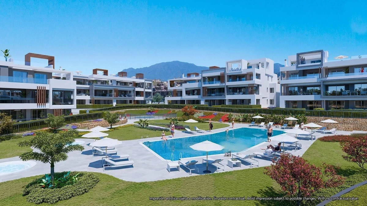 2 - vente appartement plage à pied estepona - costa del sol andalousie espagne