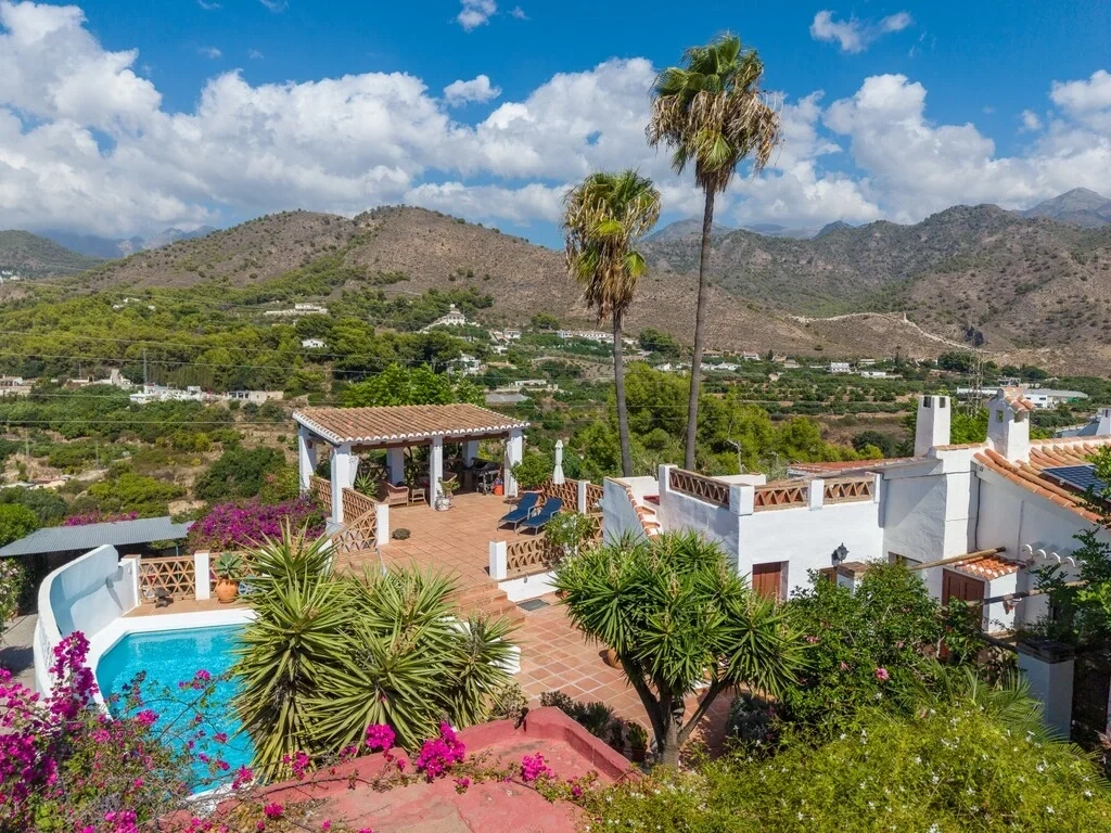 2 - vente villa plage à pied frigiliana andalousie espagne