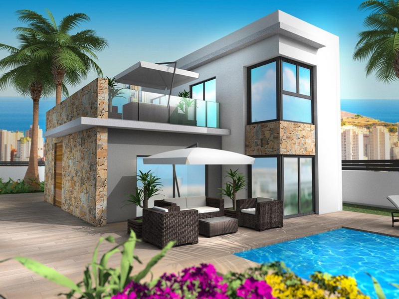 2 - verkauf haus meerblick finestrat - costa blanca valencia spanien