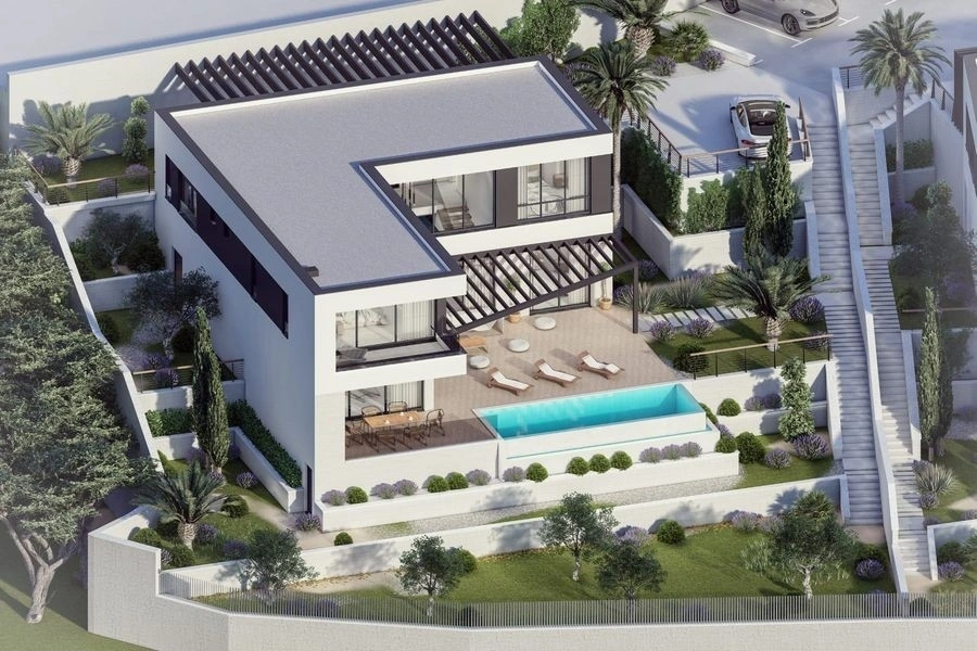 2 - vente villa vue mer podstrana split-dalmatie croatie