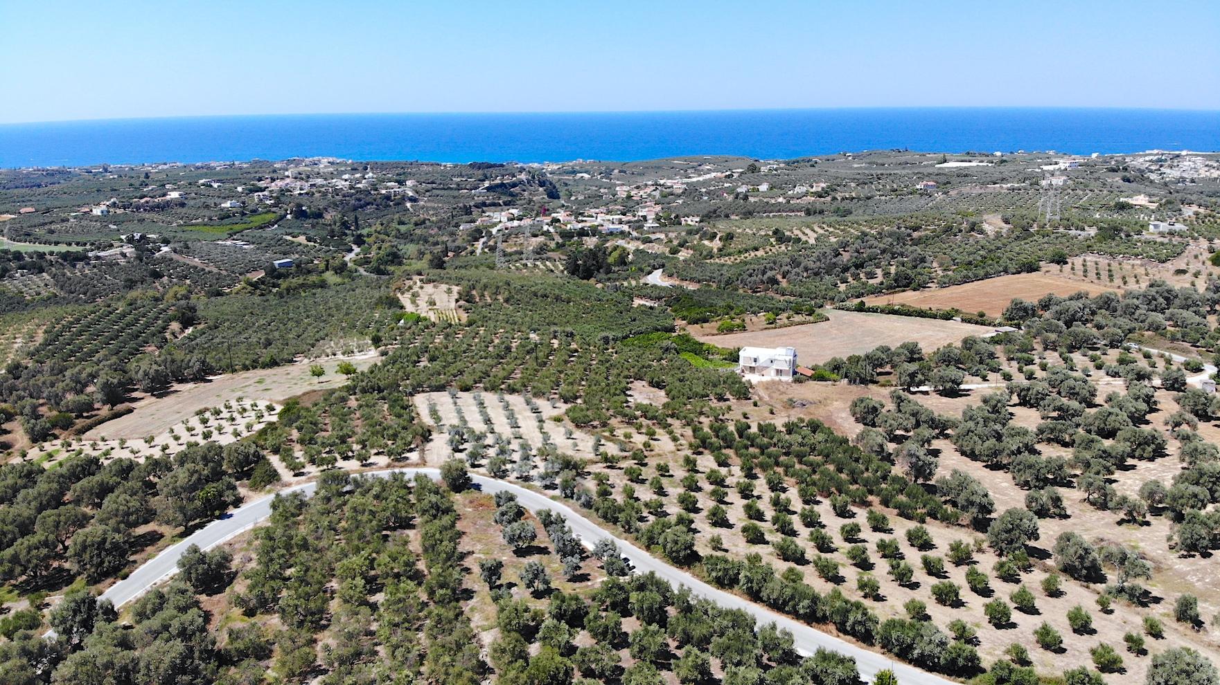 1 - venda terreno vista de mar réthymnon creta grécia