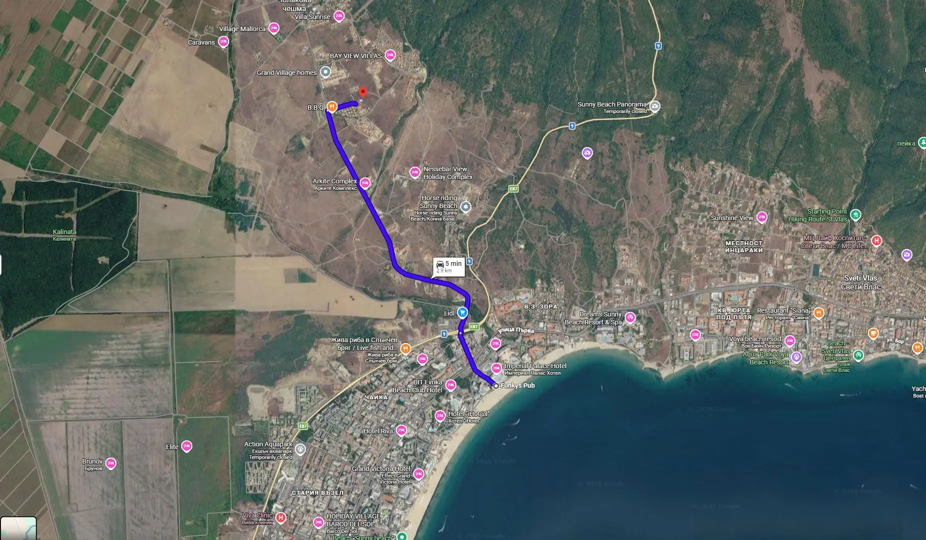 2 - venda terreno sunny beach burgas bulgária