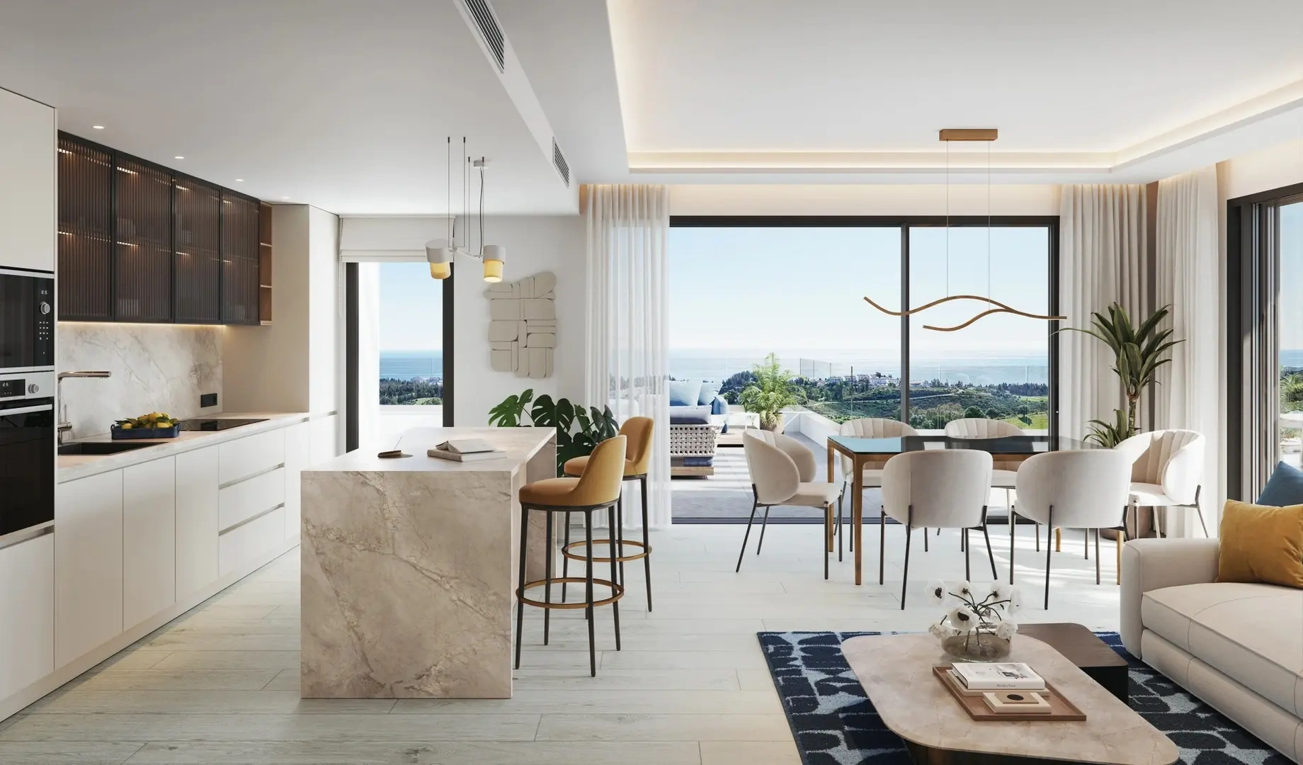 1 - vente appartement vue mer mijas andalousie espagne