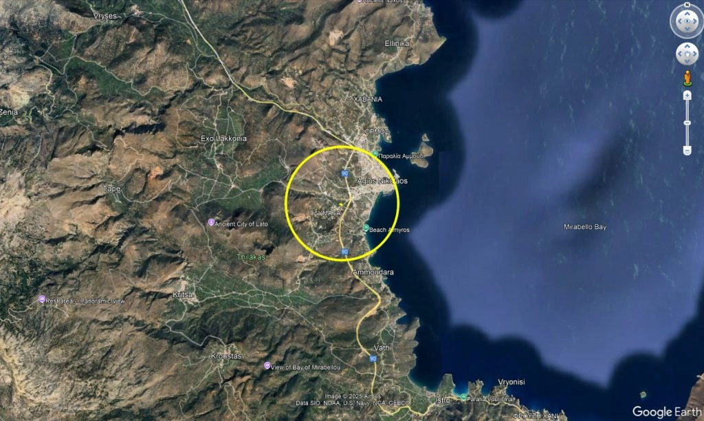 2 - vente terrain agios nikolaos crète grèce