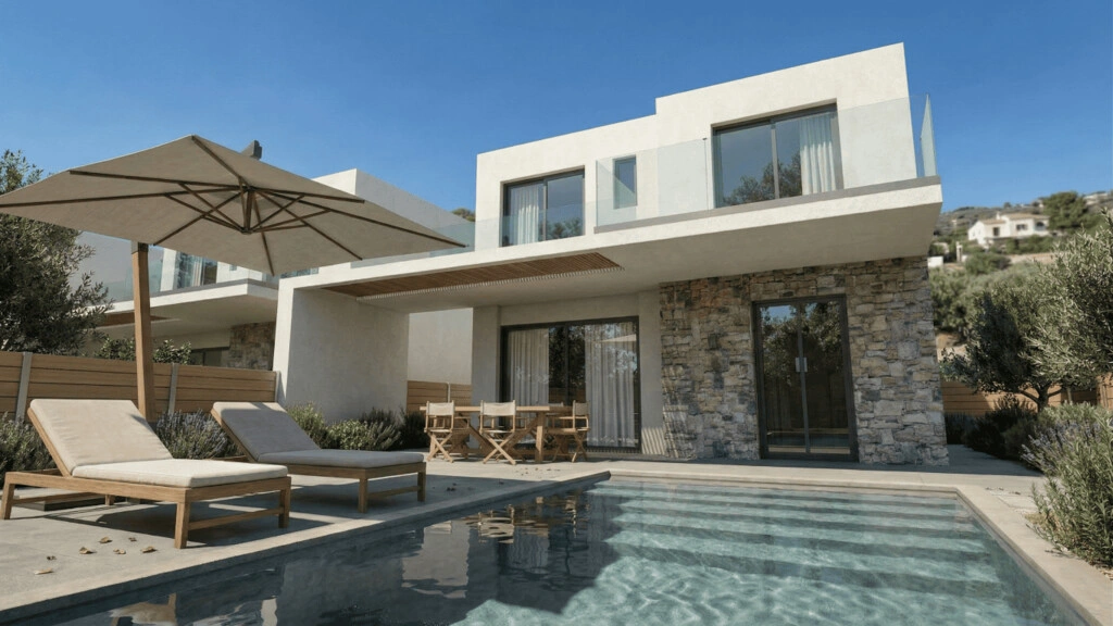 1 - vente villa vue mer ammoudara crète grèce