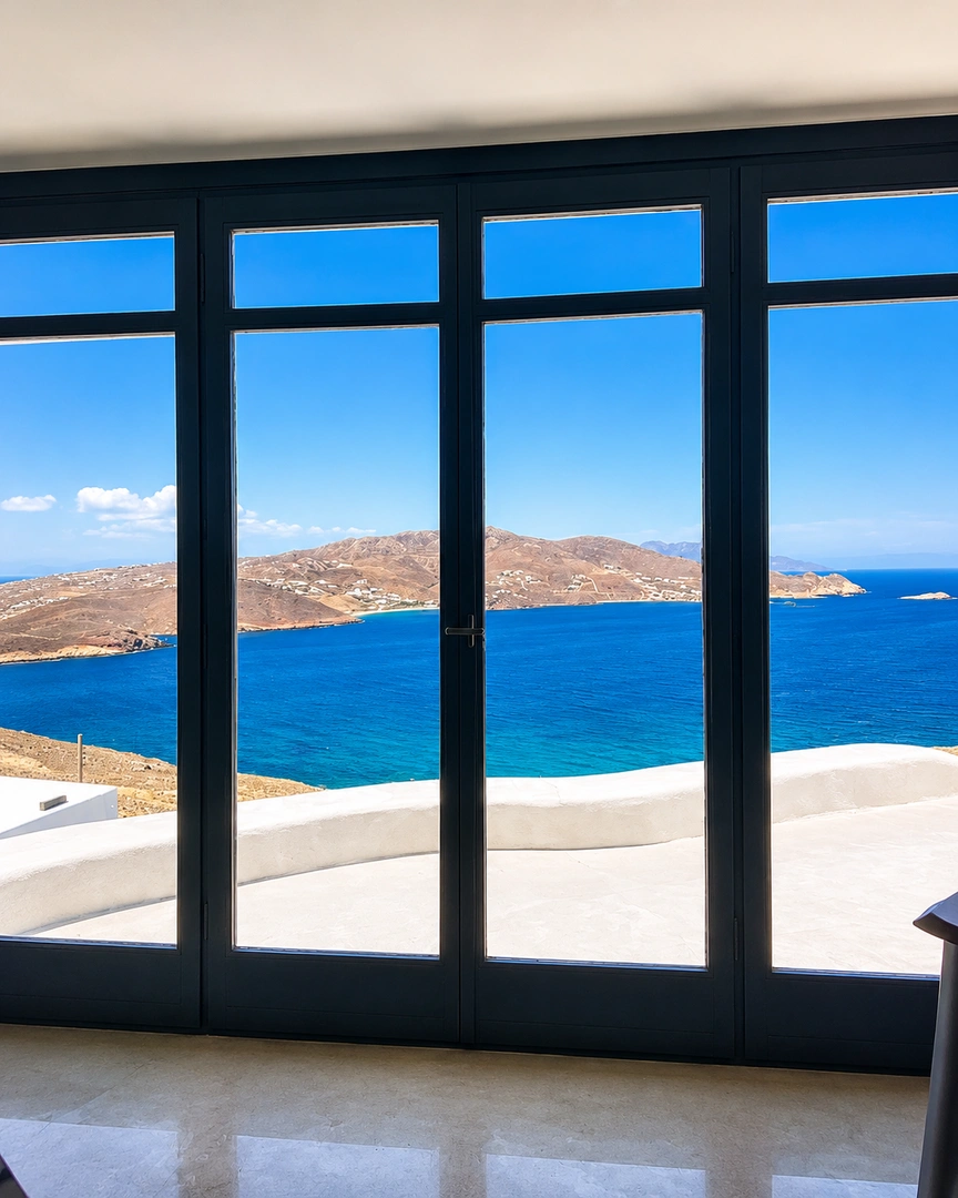 1 - verkoop huis uitzicht op zee mykonos - cycladen zuid-egeïsche eilanden griekenland