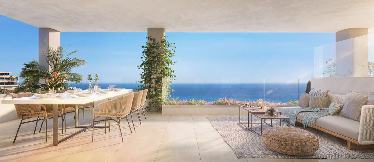 1 - verkoop appartement uitzicht op zee benalmadena - costa del sol andalusië spanje