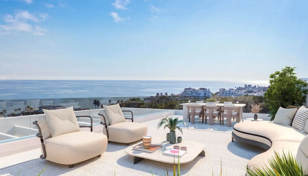 1 - venda apartamento vista de mar estepona - costa del sol andaluzia espanha