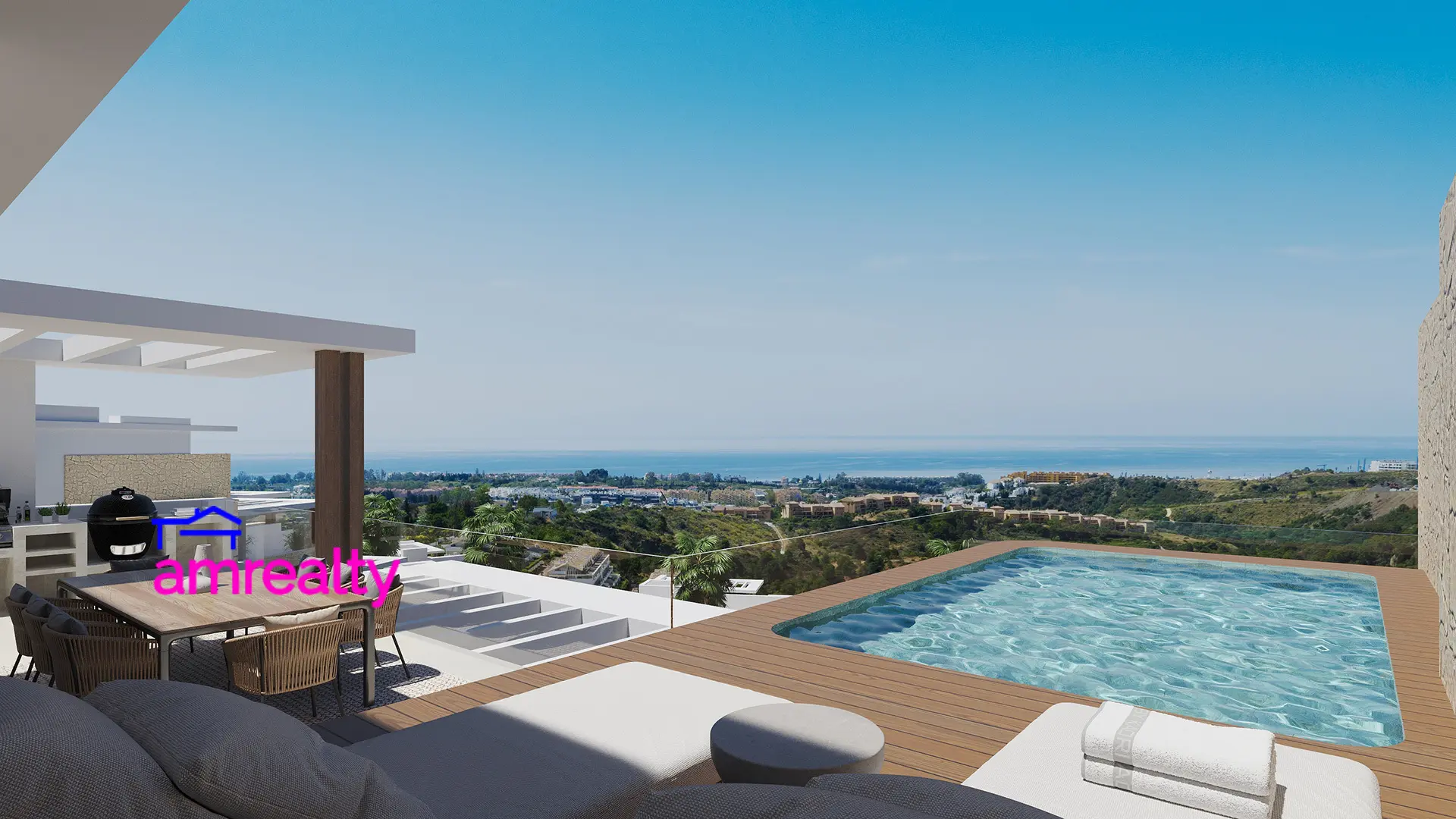 2 - verkoop appartement uitzicht op zee estepona - costa del sol andalusië spanje