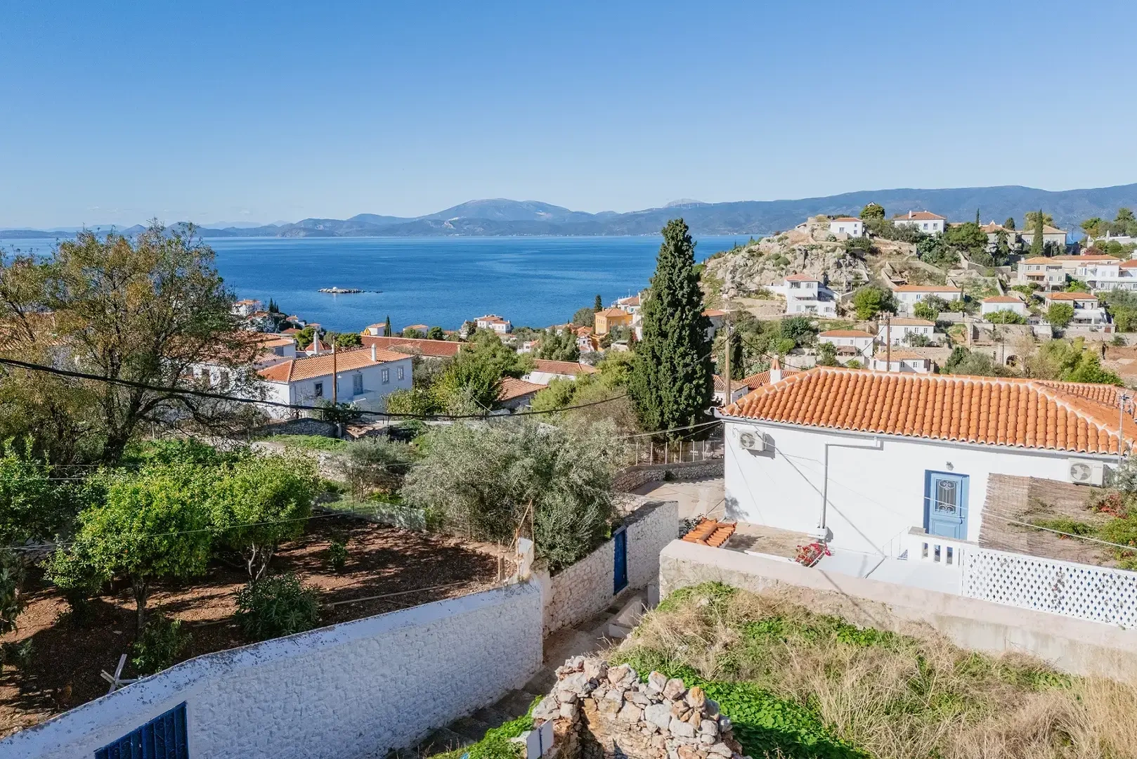1 - vendita terreno vista mare hydra attica grecia