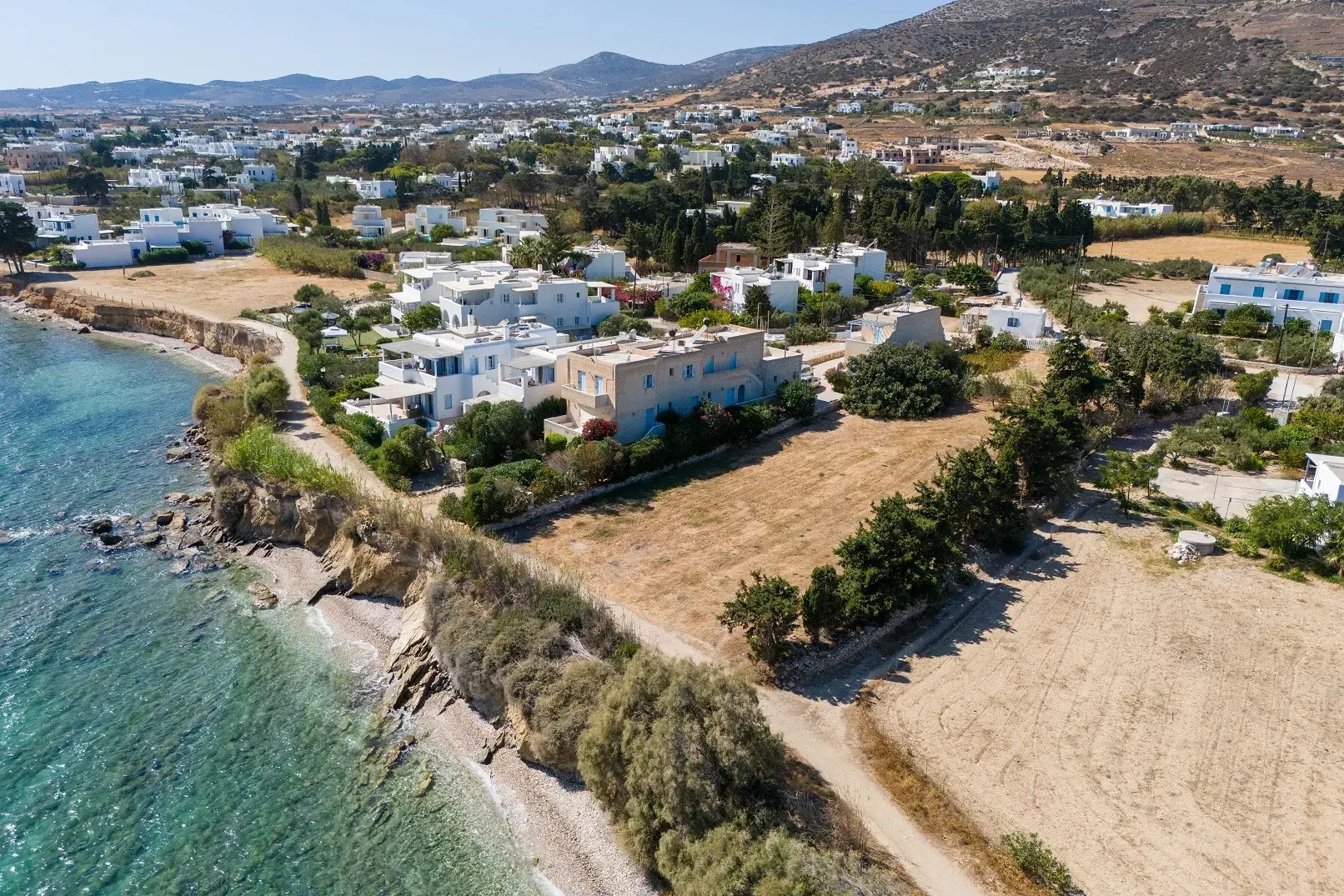 2 - vendita terreno fronte mare paro - cicladi egeo meridionale grecia