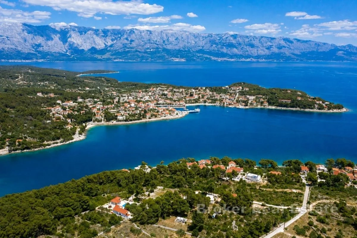 1 - venda terreno vista de mar brač split-dalmácia croácia