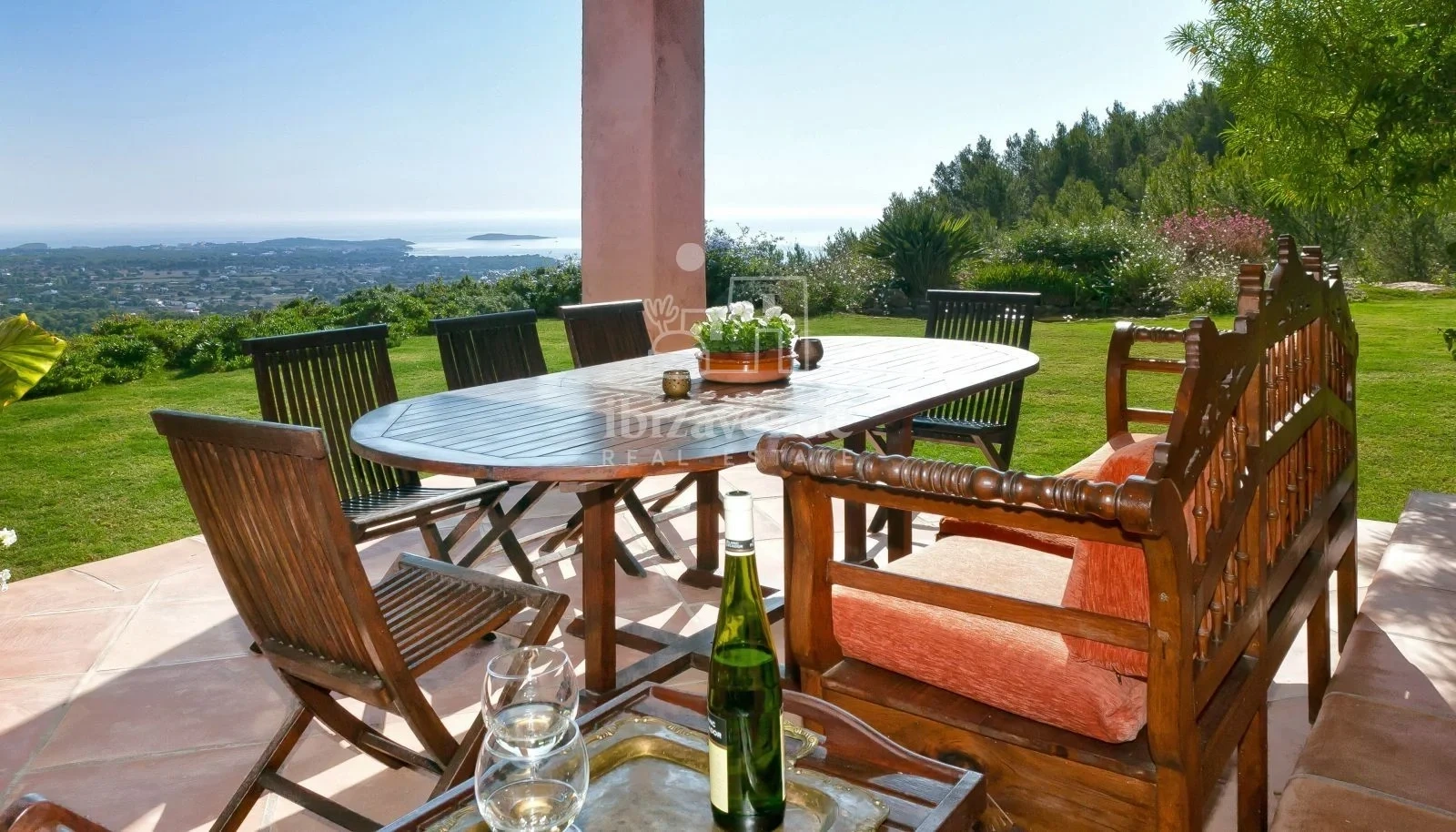 2 - vente maison vue mer santa eulalia del río ibiza - baléares espagne