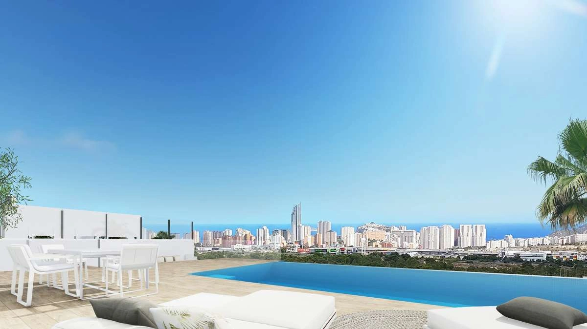 2 - verkoop huis uitzicht op zee finestrat - costa blanca valencian community spanje