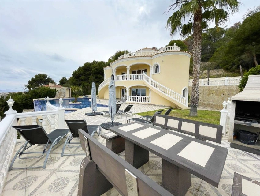 2 - verkoop villa uitzicht op zee calpe - costa blanca valencian community spanje