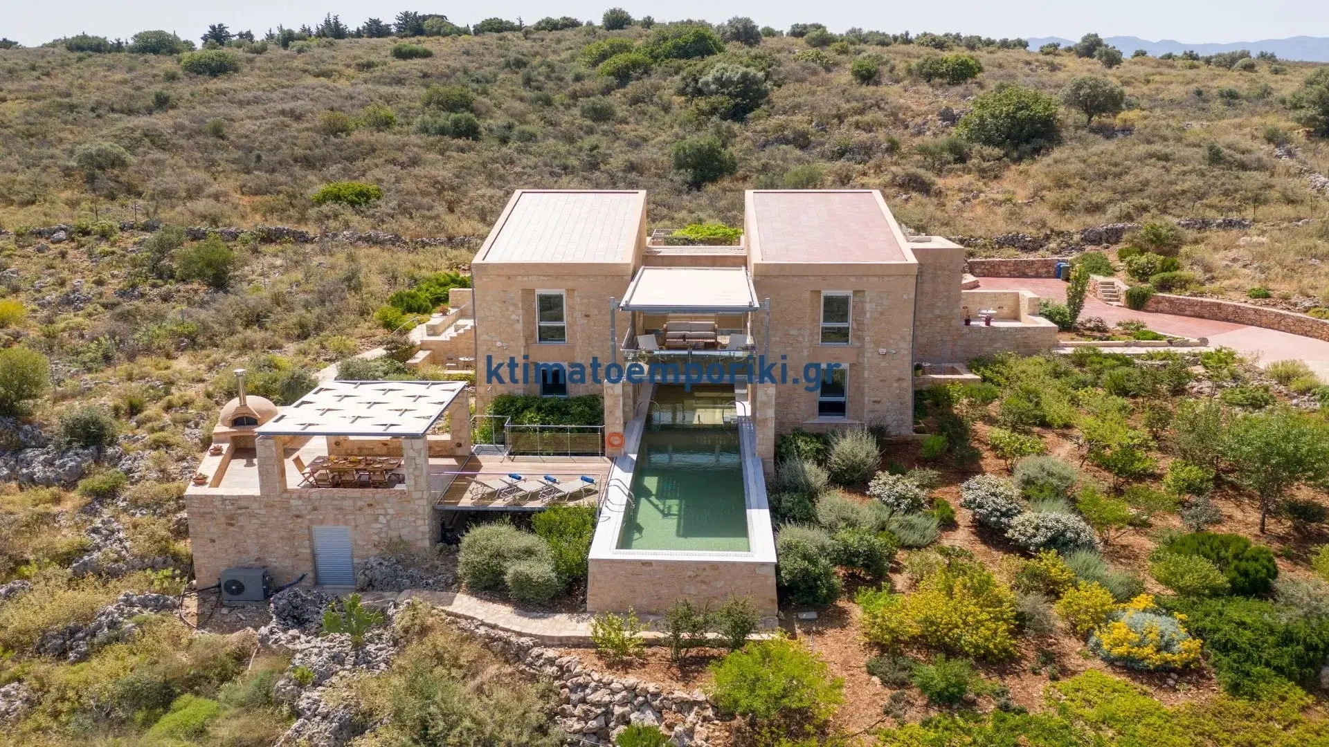 2 - vente maison vue mer fres crète grèce