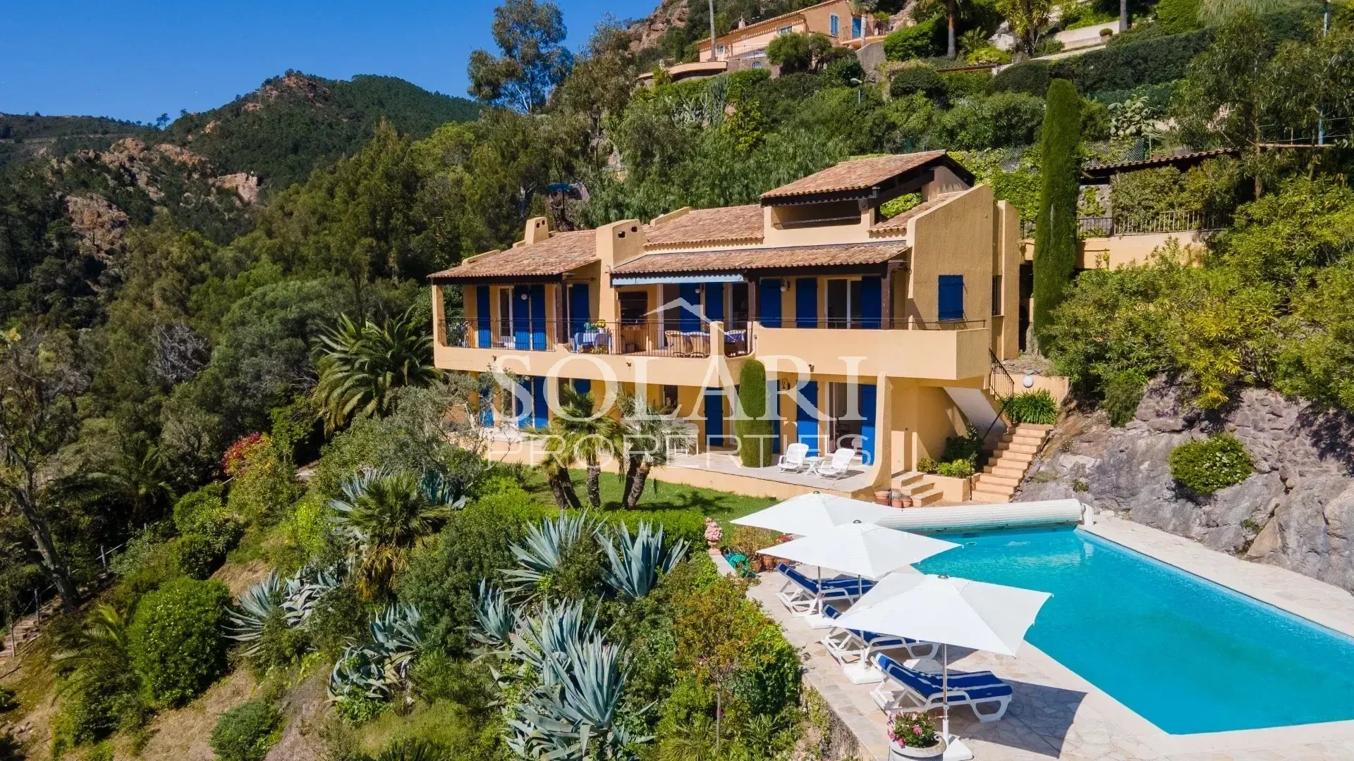 1 - verkauf haus meerblick théoule-sur-mer alpes-maritimes frankreich