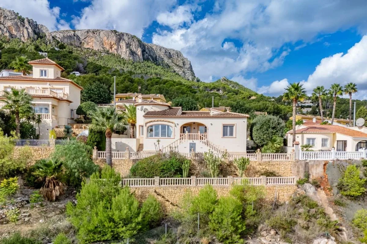 1 - verkoop huis uitzicht op zee calpe - costa blanca valencian community spanje
