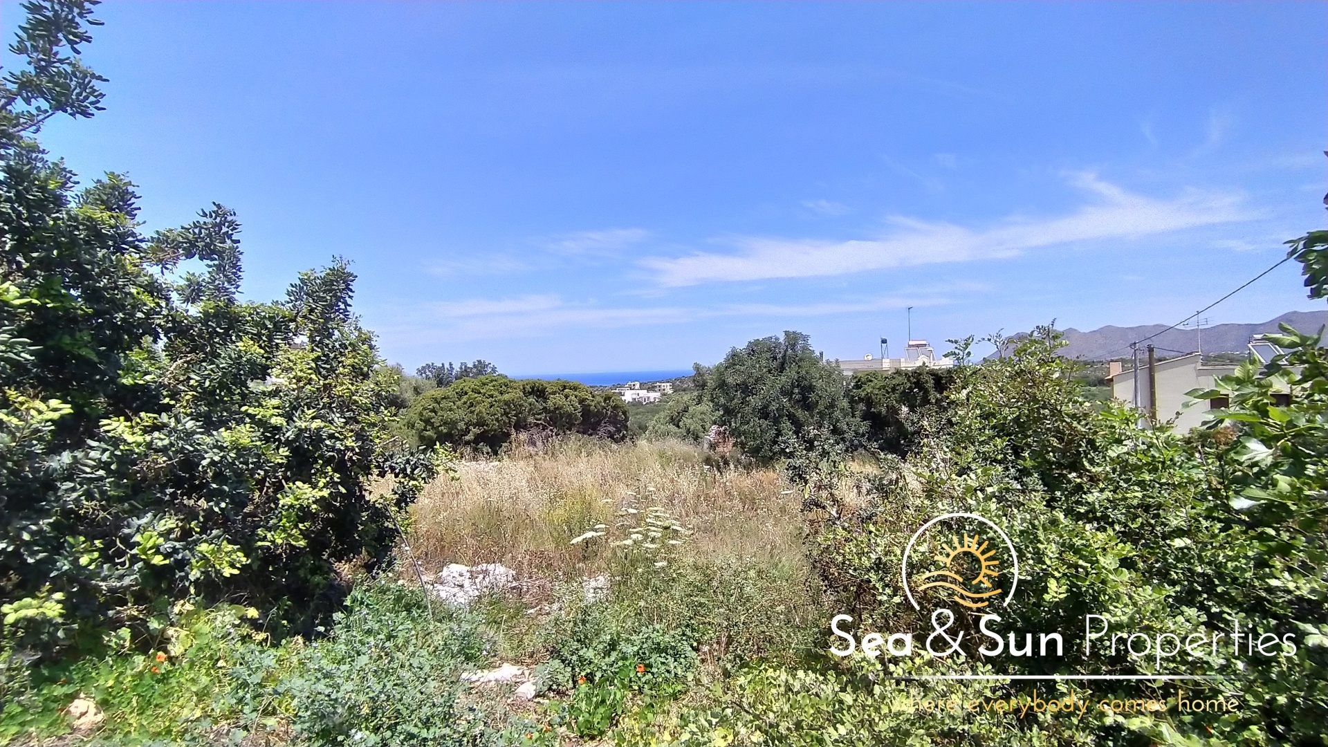 1 - sea view plot of land for sale in akrotiri crete greece