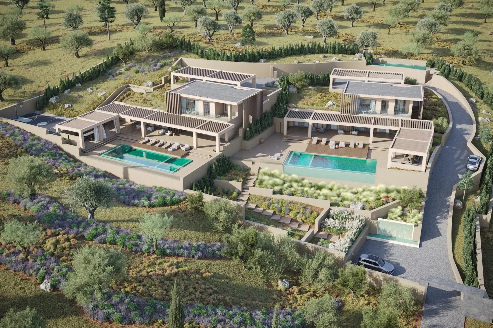 1 - venda casa vista de mar gázi creta grécia